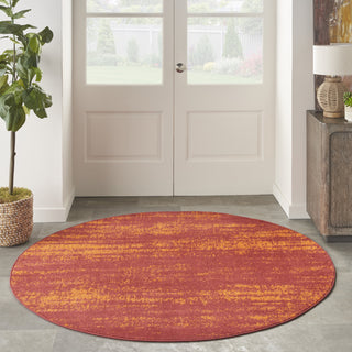 Nourison Essentials NRE03 Red Area Rug Main Image