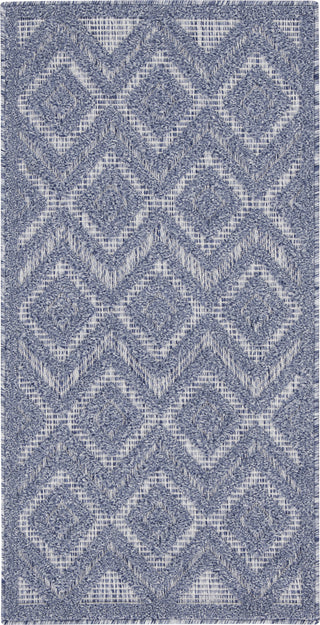 Nourison Versatile NRV01 Denim Blue Area Rug Room Image