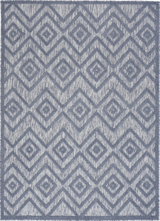 Nourison Versatile NRV01 Denim Blue Area Rug main image