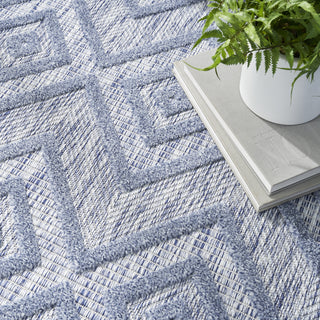 Nourison Versatile NRV01 Denim Blue Area Rug Main Image