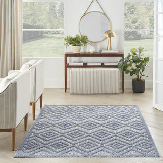 Nourison Versatile NRV01 Denim Blue Area Rug Main Image