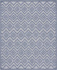Nourison Versatile NRV01 Denim Blue Area Rug Main Image