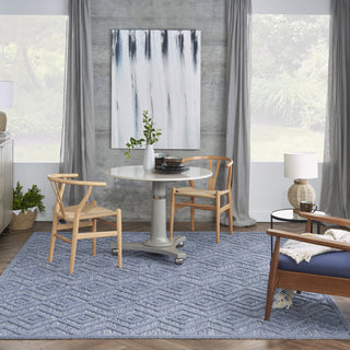 Nourison Versatile NRV01 Denim Blue Area Rug Main Image