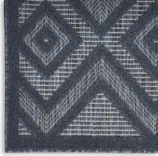 Nourison Versatile NRV01 Navy Blue Area Rug Room Image