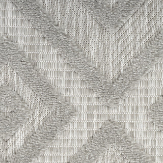 Nourison Versatile NRV01 Silver Grey Area Rug Room Image