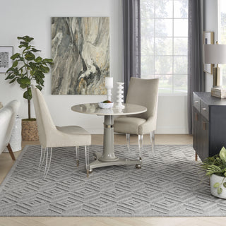 Nourison Versatile NRV01 Silver Grey Area Rug Main Image