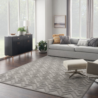 Nourison Versatile NRV01 Silver Grey Area Rug Main Image