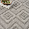 Nourison Versatile NRV01 Silver Grey Area Rug Main Image