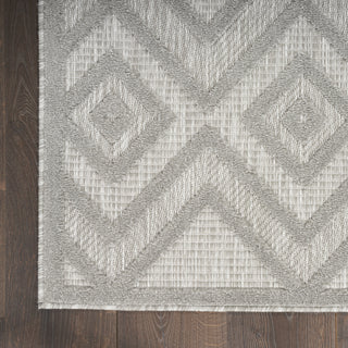 Nourison Versatile NRV01 Silver Grey Area Rug Main Image