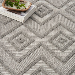 Nourison Versatile NRV01 Silver Grey Area Rug Main Image