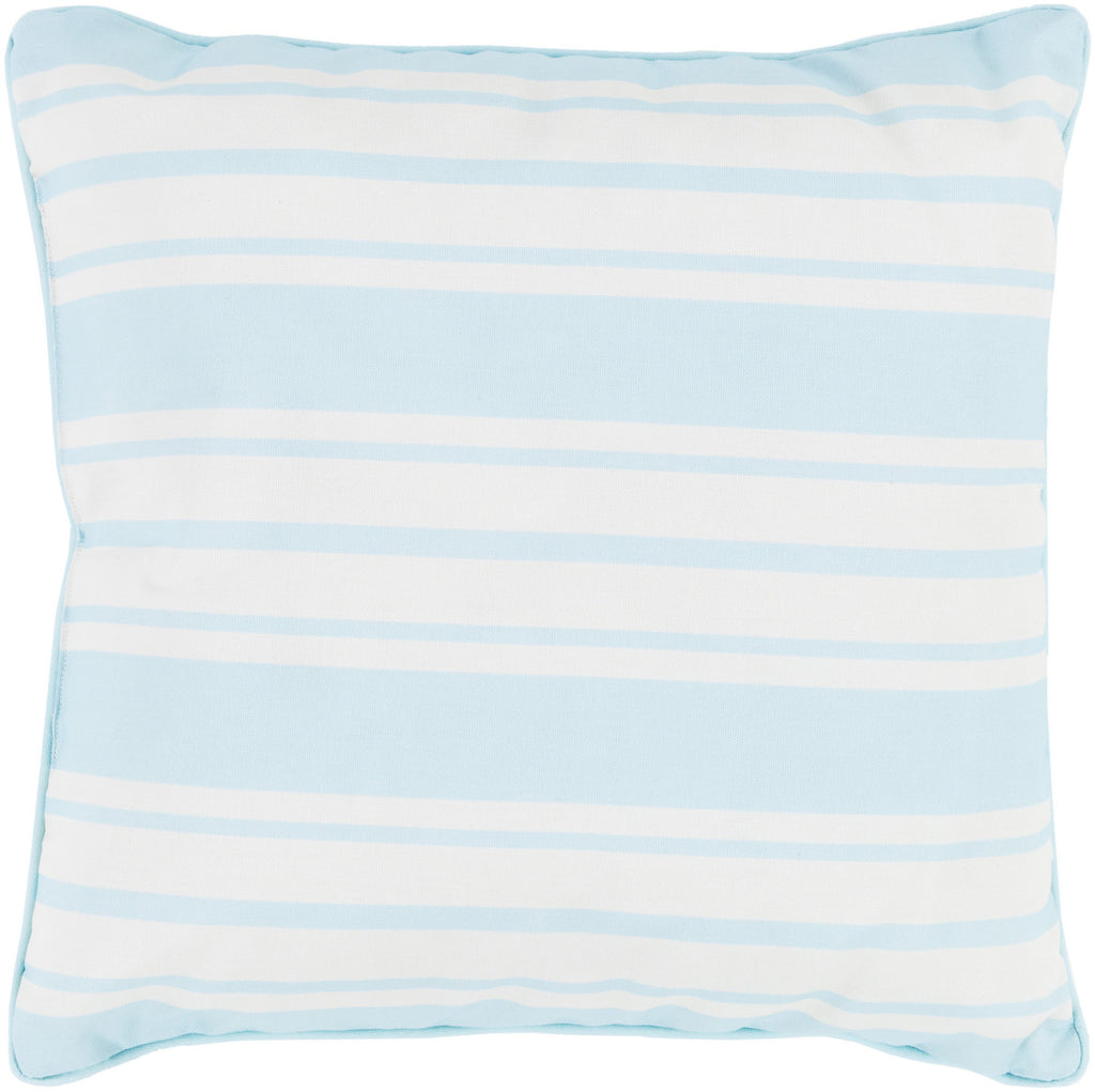 Surya Nautical Stripe NS002 Pillow 16 X 16 X 4 Poly filled