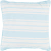 Surya Nautical Stripe NS002 Pillow 20 X 20 X 5 Poly filled