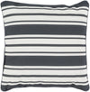 Surya Nautical Stripe NS007 Pillow 16 X 16 X 4 Poly filled