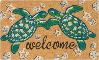 Trans Ocean Natura Seaturtles Welcome Natural by Liora Manne Main Image