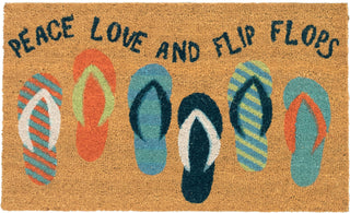 Trans Ocean Natura Flip Flops Cool by Liora Manne Main Image