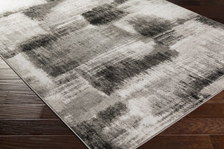 Surya Nova NVA-3021 Medium Gray Machine Woven Area Rug Corner Shot