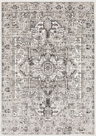 Surya Nova NVA-3041 Black White Medium Gray Ivory Area Rug Mirror main image