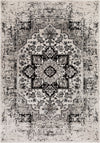 Surya Nova NVA-3042 Black Ivory Medium Gray White Area Rug Mirror main image