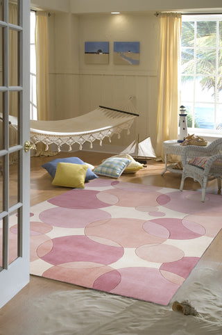 Momeni New Wave NW-37 Pink Area Rug Main