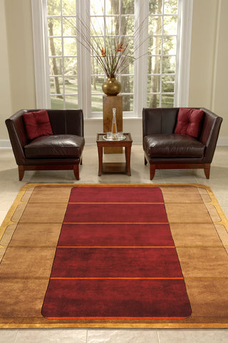 Momeni New Wave NW-89 Wine Area Rug Main