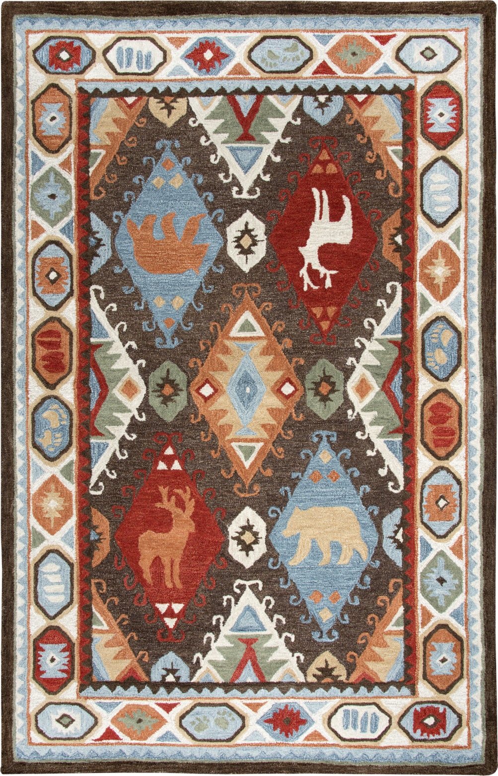 Rizzy Northwoods NWD102 Brown Area Rug main image