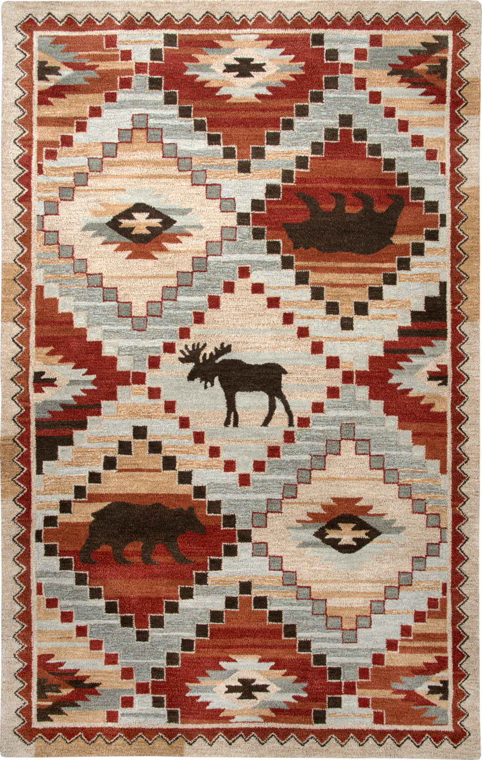 Rizzy Northwoods NWD103 Red Area Rug main image