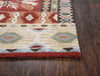Rizzy Northwoods NWD101 Red Area Rug Corner Image