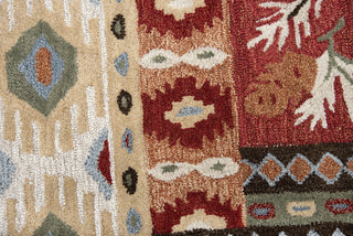 Rizzy Northwoods NWD101 Red Area Rug Detail Image