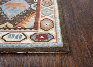 Rizzy Northwoods NWD102 Brown Area Rug Corner Image