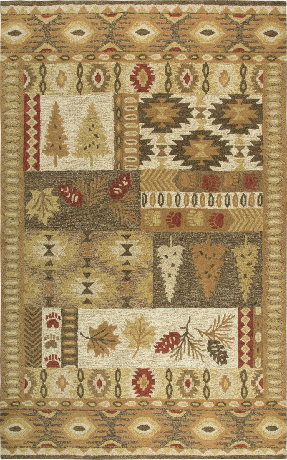 Rizzy Northwoods NWD105 Brown Area Rug Incredible Rugs and Decor