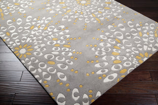 Surya Naya NY-5189 Gray Area Rug 5x8 Corner