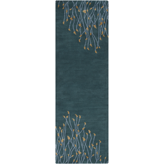 Surya Naya NY-5251 Teal Area Rug 2'6'' x 8' Runner