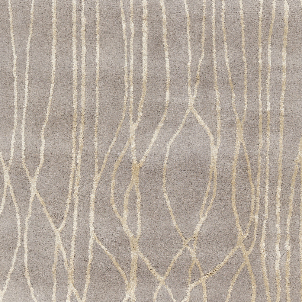 Surya Naya NY-5253 Taupe Hand Tufted Area Rug Sample Swatch