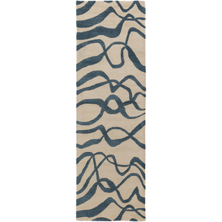 Surya Naya NY-5257 Teal Area Rug 2'6'' x 8' Runner