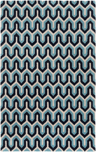 Surya Naya NY-5261 Navy Area Rug 5' x 8'