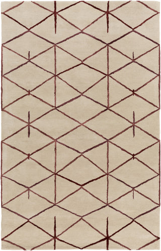 Naya NY-5266 Red Area Rug by Surya 5' X 8'