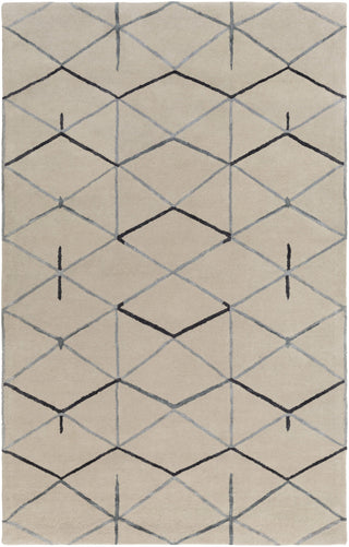 Naya NY-5267 Black Area Rug by Surya 5' X 8'