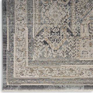 Nourison Nyle NYE01 Ivory Charcoal Area Rug Texture Image