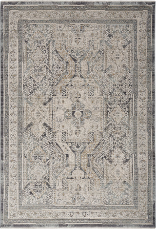 Nourison Nyle NYE01 Ivory Charcoal Area Rug Room Image