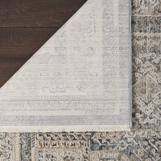 Nourison Nyle NYE01 Ivory Charcoal Area Rug Main Image