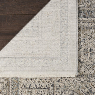 Nourison Nyle NYE01 Ivory/Grey/Blue Area Rug Main Image