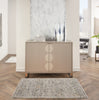 Nourison Nyle NYE02 Ivory Taupe Area Rug Texture Image