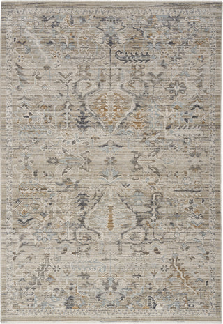 Nourison Nyle NYE02 Ivory Taupe Area Rug Room Image