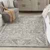 Nourison Nyle NYE02 Navy Multicolor Area Rug Room Image