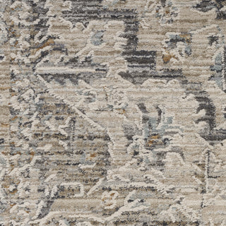 Nourison Nyle NYE04 Ivory Taupe Area Rug Corner Image