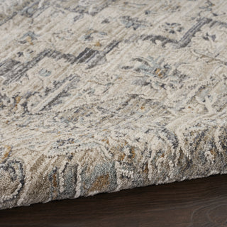 Nourison Nyle NYE04 Ivory Taupe Area Rug T' R