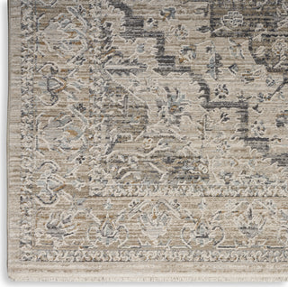 Nourison Nyle NYE04 Ivory Taupe Area Rug Texture Image