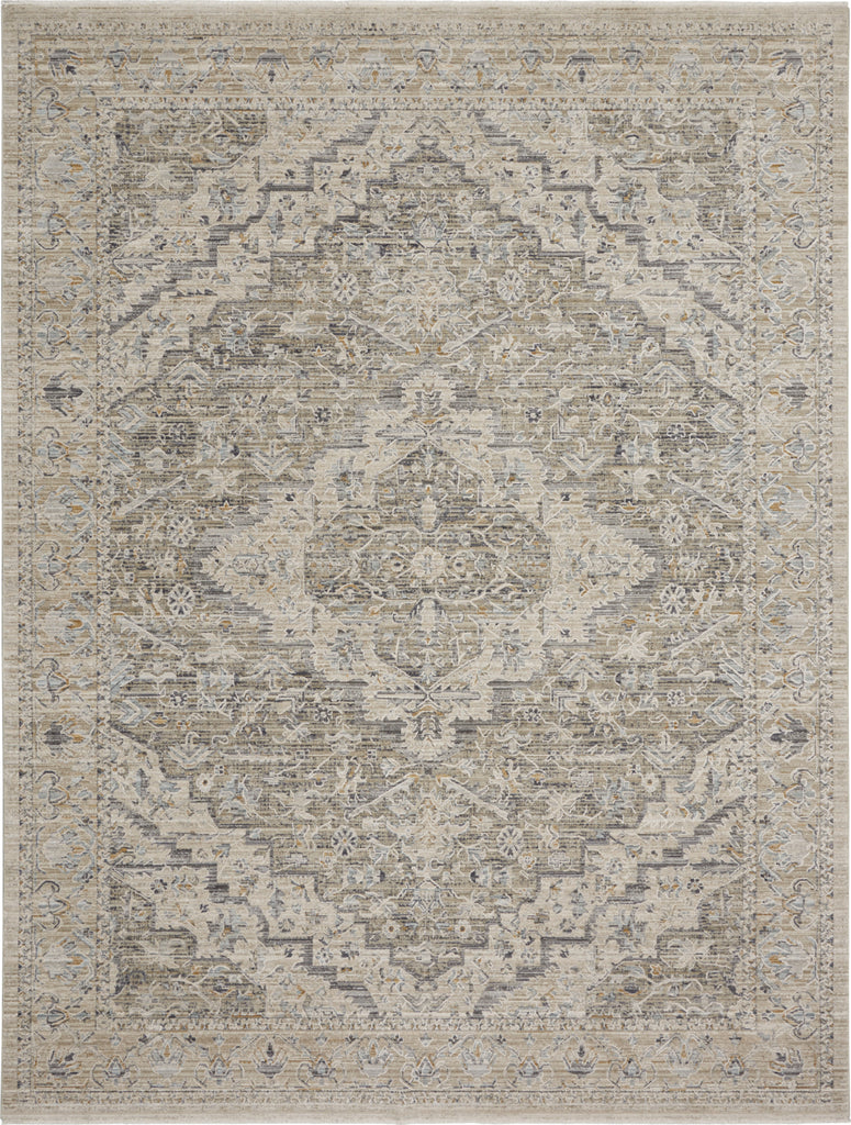 Nourison Nyle NYE04 Ivory Taupe Area Rug main image