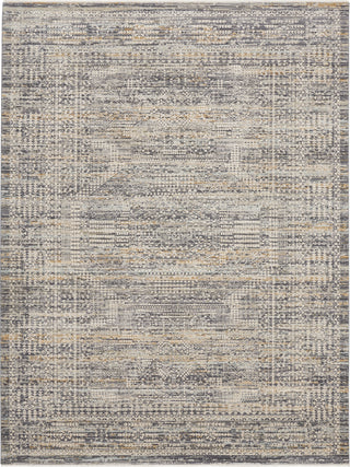 Nourison Nyle NYE05 Ivory Slate Area Rug Corner Image