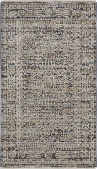 Nourison Nyle NYE05 Ivory Slate Area Rug Texture Image